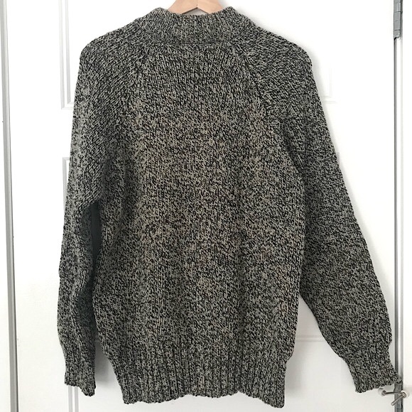 British 100% Wool Vintage Peter Storm Fisherman Knit Sweater, Unisex Size M - Picture 13 of 16